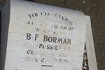 BORMAN B.F. 1901-1939