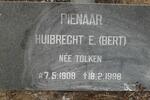 PIENAAR Huibrecht E. nee TOLKEN 1908-1998
