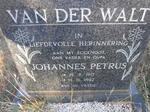 WALT Johannes Petrus, van der 1917-1982