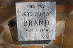 OLIVIER Bets, BRAND 1944-2008