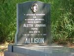 ALLISON Aletta Johanna nee STEYN 1957-1997