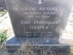 GASPAR Joao Domingues 1943-2002