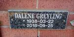 GREYLING Dalene 1938-2018