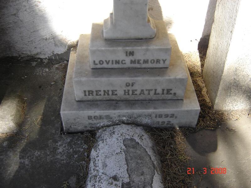 HEATLIE Irene 1892-1892