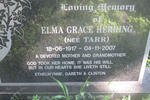 HERRING Elma Grace nee TARR 1917-2007