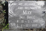 SANSOM May nee BIGGS 1912-1996