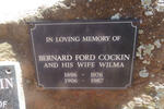 COCKIN Bernard Ford 1896-1976 & Wilma 1906-1987