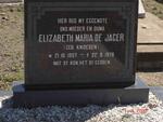 JAGER Elizabeth Maria, de nee KNOESEN 1907-1976