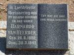 HEERDEN Barnardo, van 1892-1947