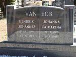 ECK Hendrik Johannes, van 1910-1987 & Johanna Catharina 1917-1988
