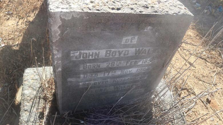 WALKER John Boyd 185?-1904