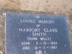 SMITH Marjory Clare nee MILLS 1898-1967