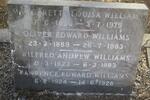 WILLIAMS Oliver Edward 1889-1983 & Margarette Louisa 1890-1979