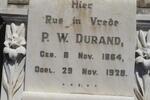 DURAND P.W. 1864-1929