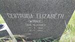 ? Gertruida Elizabeth nee SLABBER 1916-1988