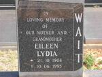 WAIT Eileen Lydia 1908-1995