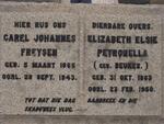 FREYSEN Carel Johannes 1865-1943 & Elizabeth Elsie Petronella BEUKES 1863-1950