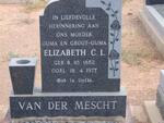 MESCHT Elizabeth C.L., van der 1882-1977
