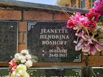 BOSHOFF Jeanette Hendrina 1927-2011