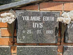 UYS Yolandie Edith 1980-