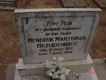 BEZUIDENHOUT Hendrik Marthinus 1913-1956