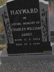 HAYWARD Charles William James 1902-1996