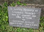 AUBERT Gabriel -1961 & Valentine 1887-1972