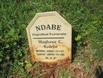 RADEBE Maqwahe C. 1985-2016