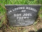PHEWA Boy Joel 1944-2017