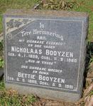 BOOYZEN Nicholaas 1888-1960 & Bettie 1889-1991