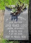 PEARCE LLOYD Joyce nee McNAMEE 1920-2006