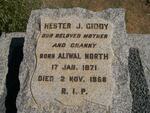 GIDDY Hester J. 1871-1958