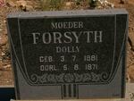 FORSYTH Dolly 1881-1971