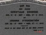 COMBRINK Christiaan 1867-1940 & Johanna STOCKENSTROM 1868-1949