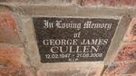 CULLEN George James 1947-2008