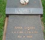 KNOBEL Anna Louisa 1899-1981