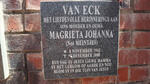 ECK Magrieta Johanna, van nee MEINTJES 1942-2008