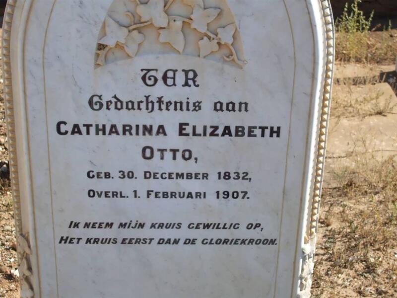 OTTO Catharina Elizabeth 1832-1907