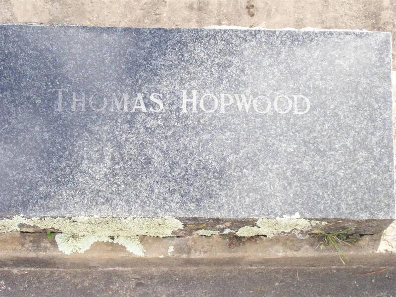 HOPWOOD Thomas