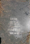 ? Fanie 1921-2004 & Annette 1929-