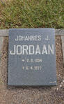 JORDAAN Johannes J. 1894-1977