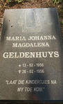 GELDENHUYS Maria Johanna Magdalena 1956-1956