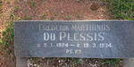 PLESSIS Frederik Marthinus, du 1924-1974