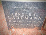 LADEMANN Arnold G. 1939-2019