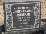 ROOTMAN Lourens Johannes 1909-1973