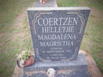 COERTZEN Helletjie Magdalena Magrietha 1933-2008