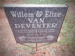 DEVENTER Willem, van 1958-2010 & Elize 1965-2012