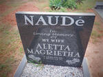 NAUDE Aletta Magrietha 1939-2010