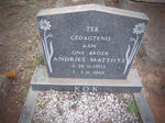 KOK Andries Matthys 1903-1965