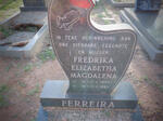 FERREIRA Fredrika Elizabetha Magdalena 1952-1983